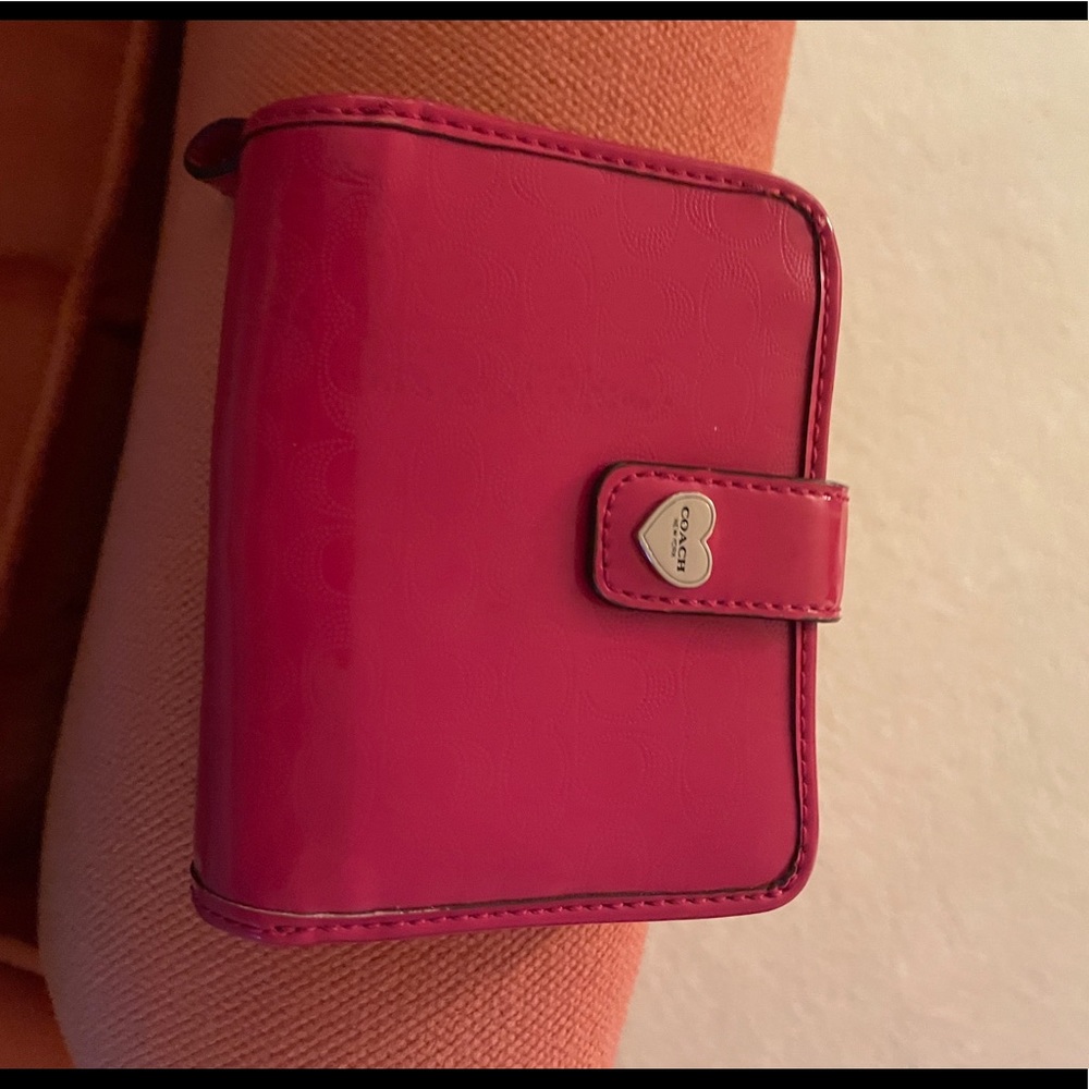 Pink Coach Wallet
